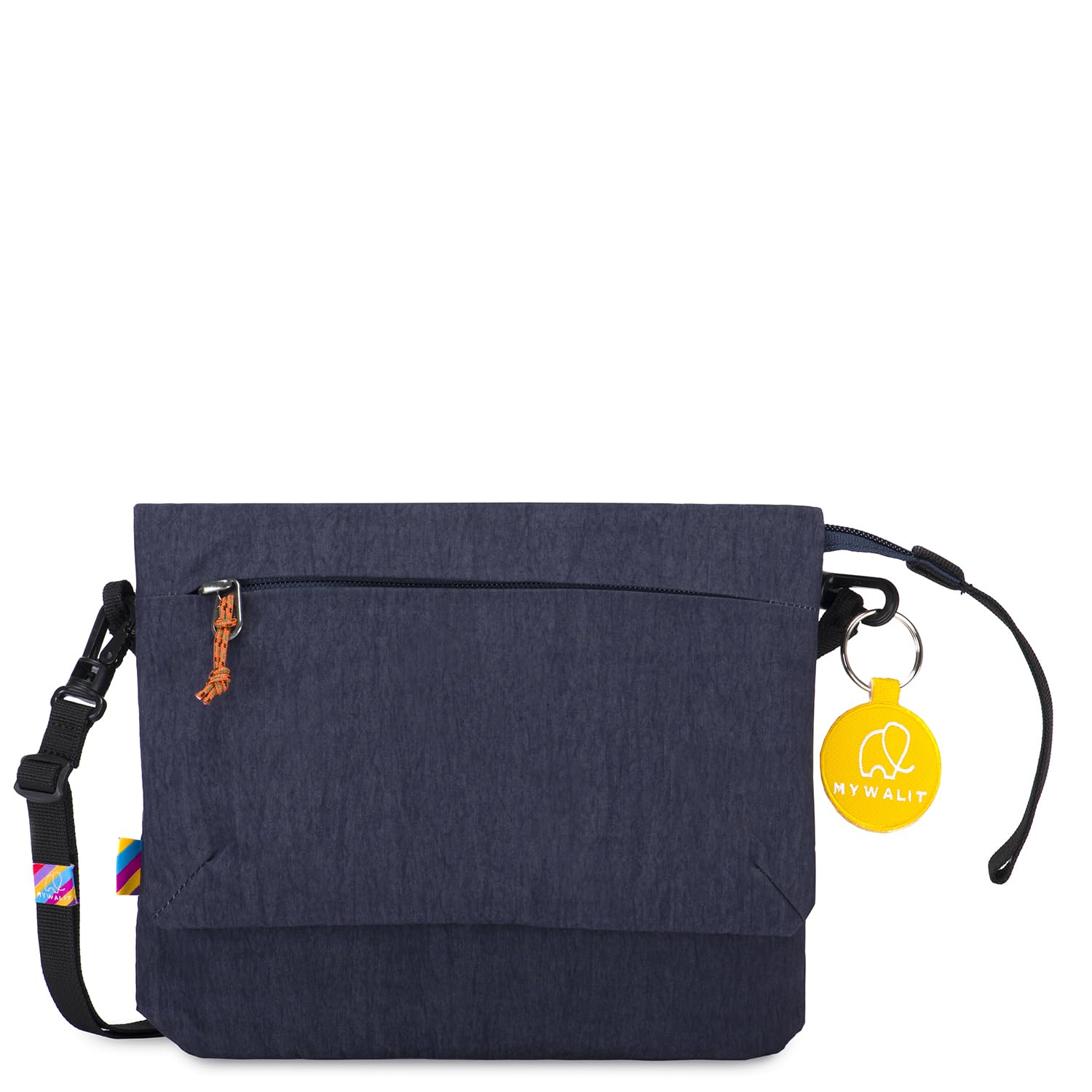 Mywalit Kyoto Half Flap Borsa Navy a Spalla