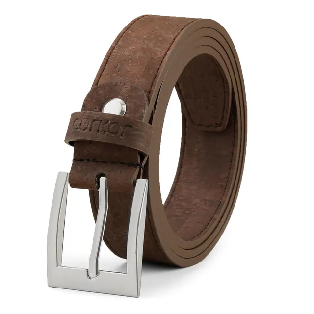 Corkor Belts Cintura Uomo Sughero Marrone Taglia M 100cm