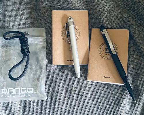 Dango Mini Pen penna tascabile alluminio Jet Black
