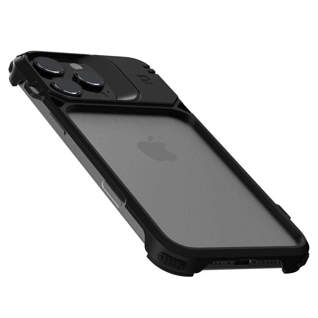 Dango Covert Case iPhone 15 Pro Max cover Jet Black alluminio