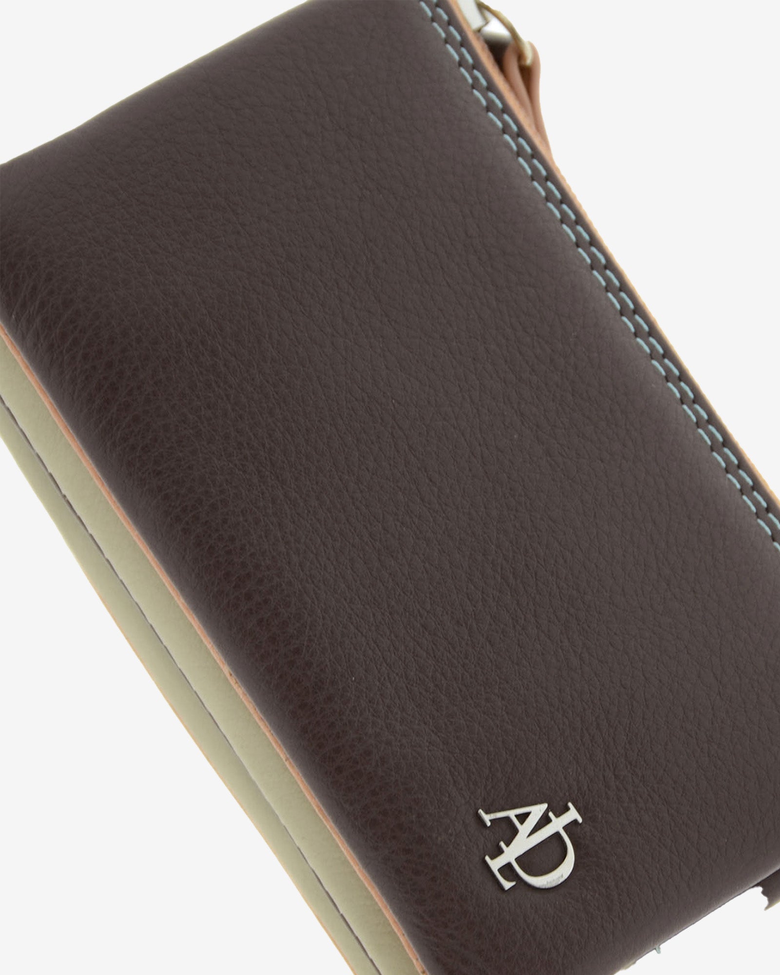 Adapell Wakanda 4215 portamonete pelle marrone zip