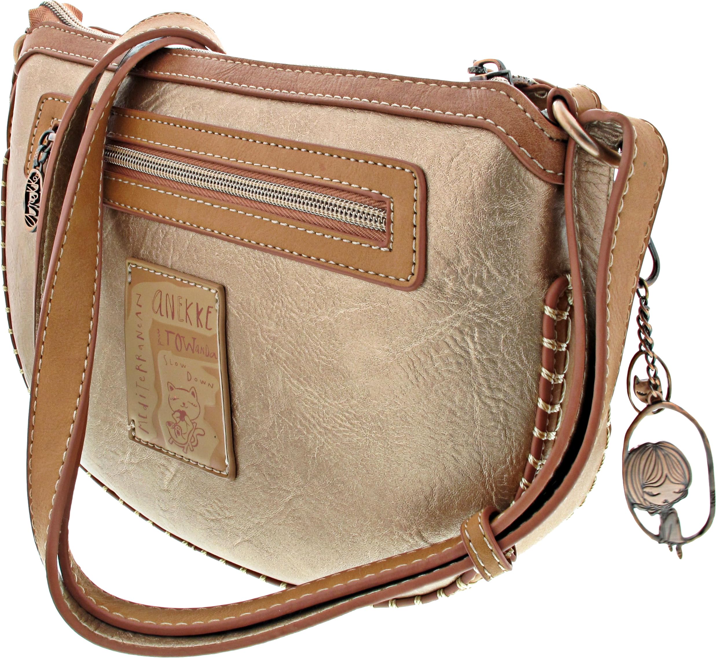 Anekke Mediterranean borsa ovale tracolla donna