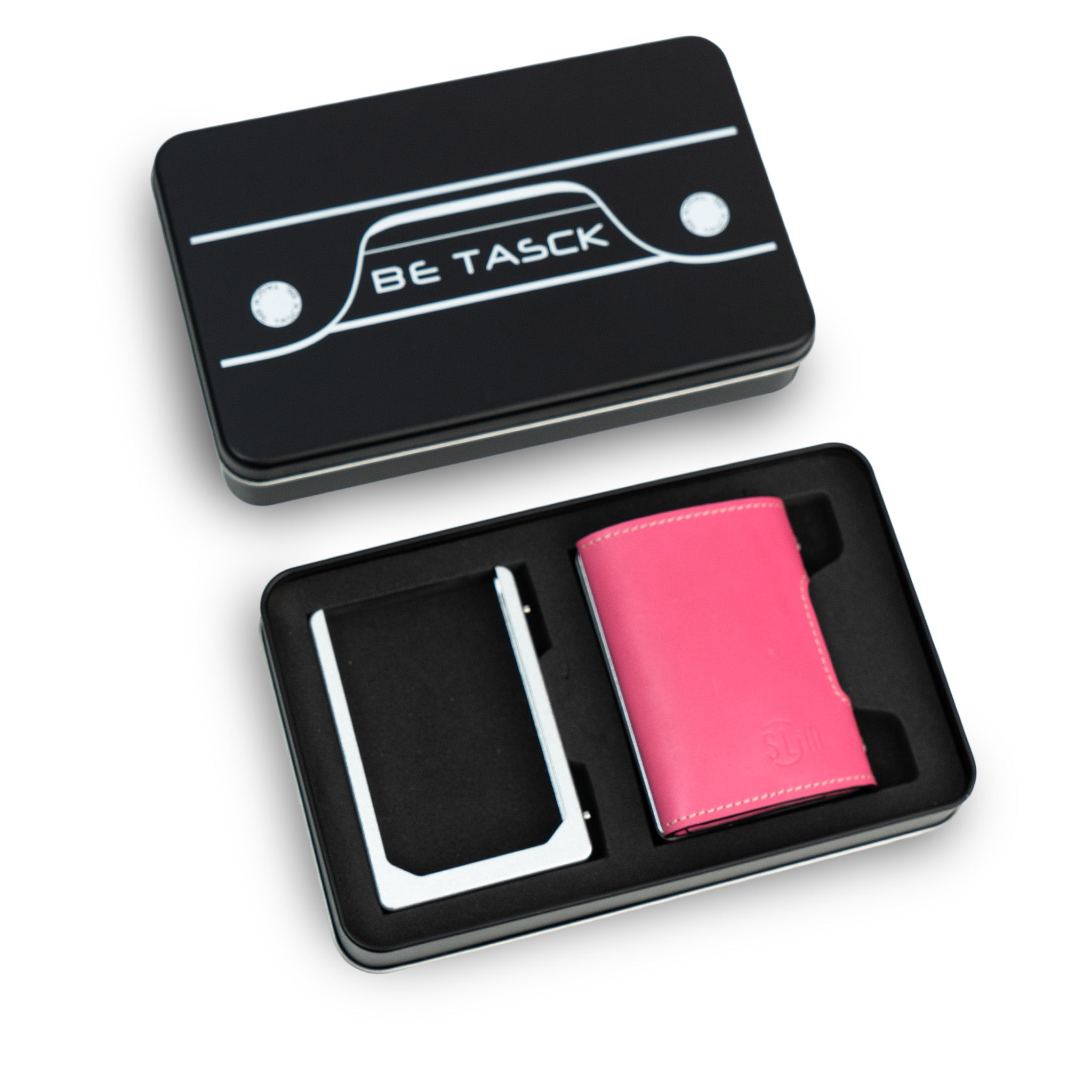SLim Be Tasck Portafoglio Pelle Vegetale Fucsia Frame