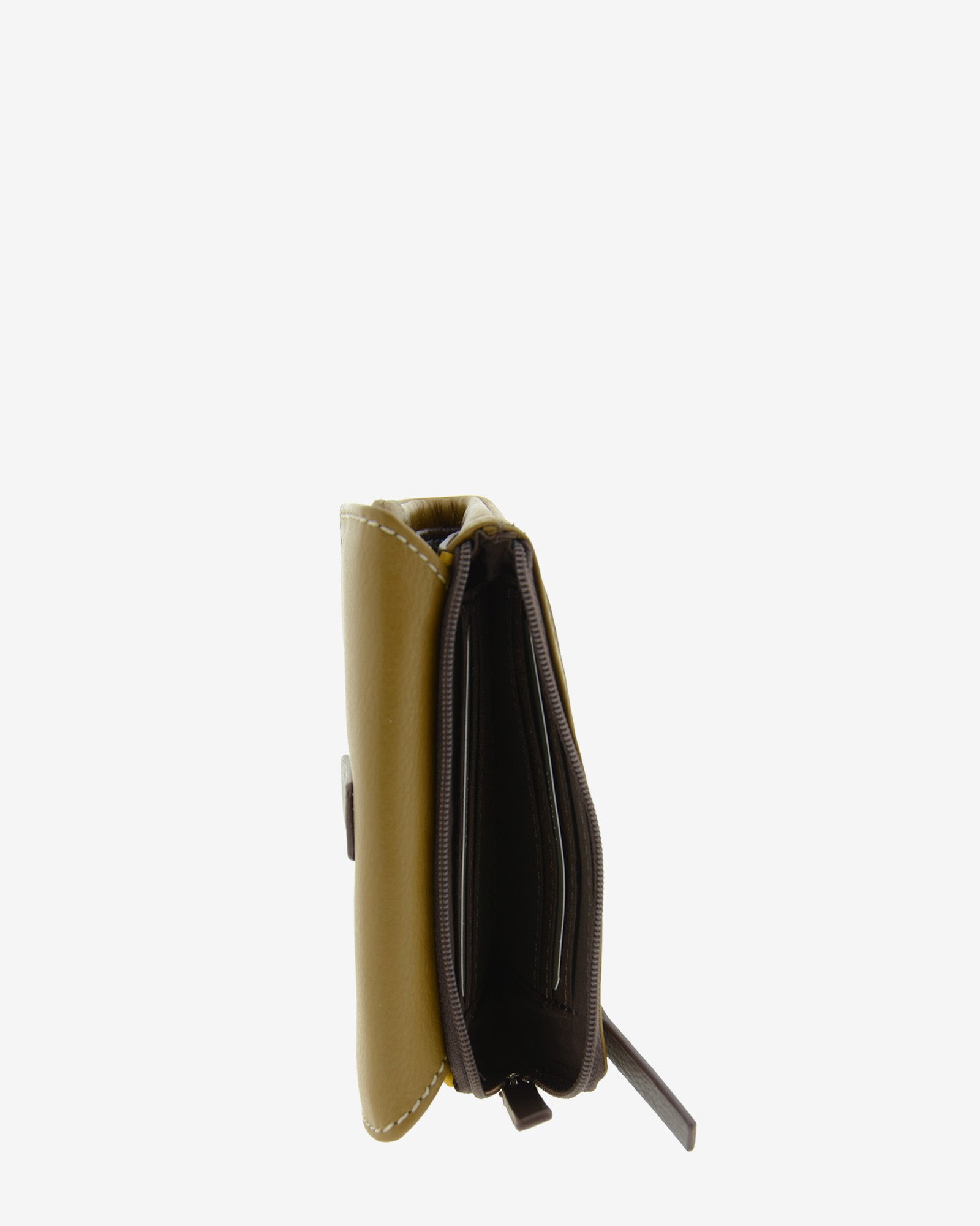 Adapell Affinità 4243 portafoglio piccolo pelle bronzo 9 carte