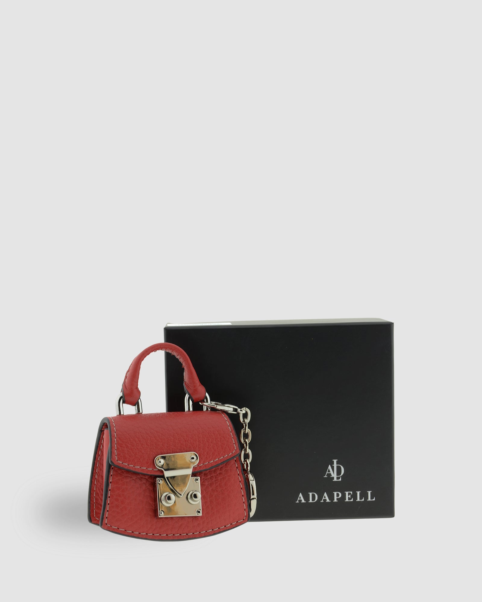 Adapell Nexo charm borsa nero porta auricolari pelle