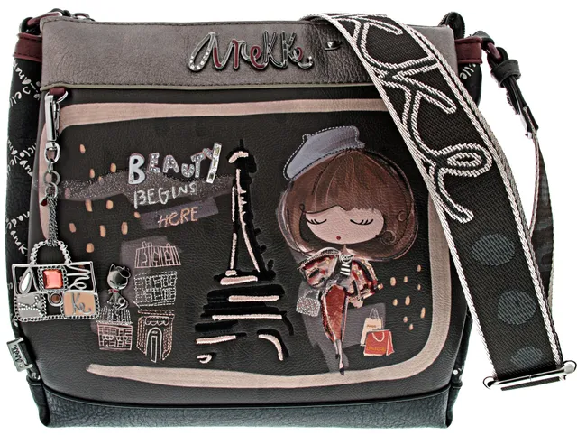 Anekke Mademoiselle Tracolla 3 Scomparti Borsa Donna