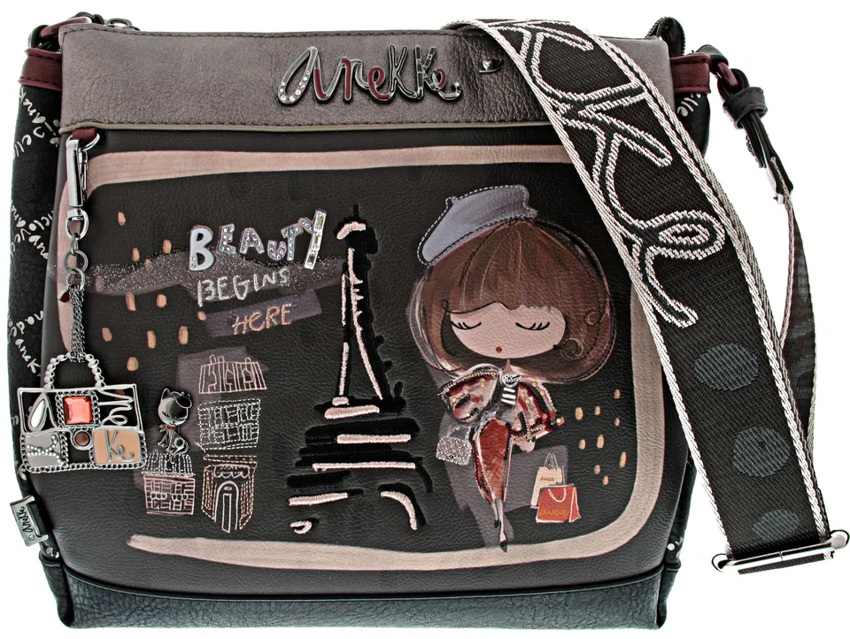 Anekke Mademoiselle Tracolla 3 Scomparti Borsa Donna