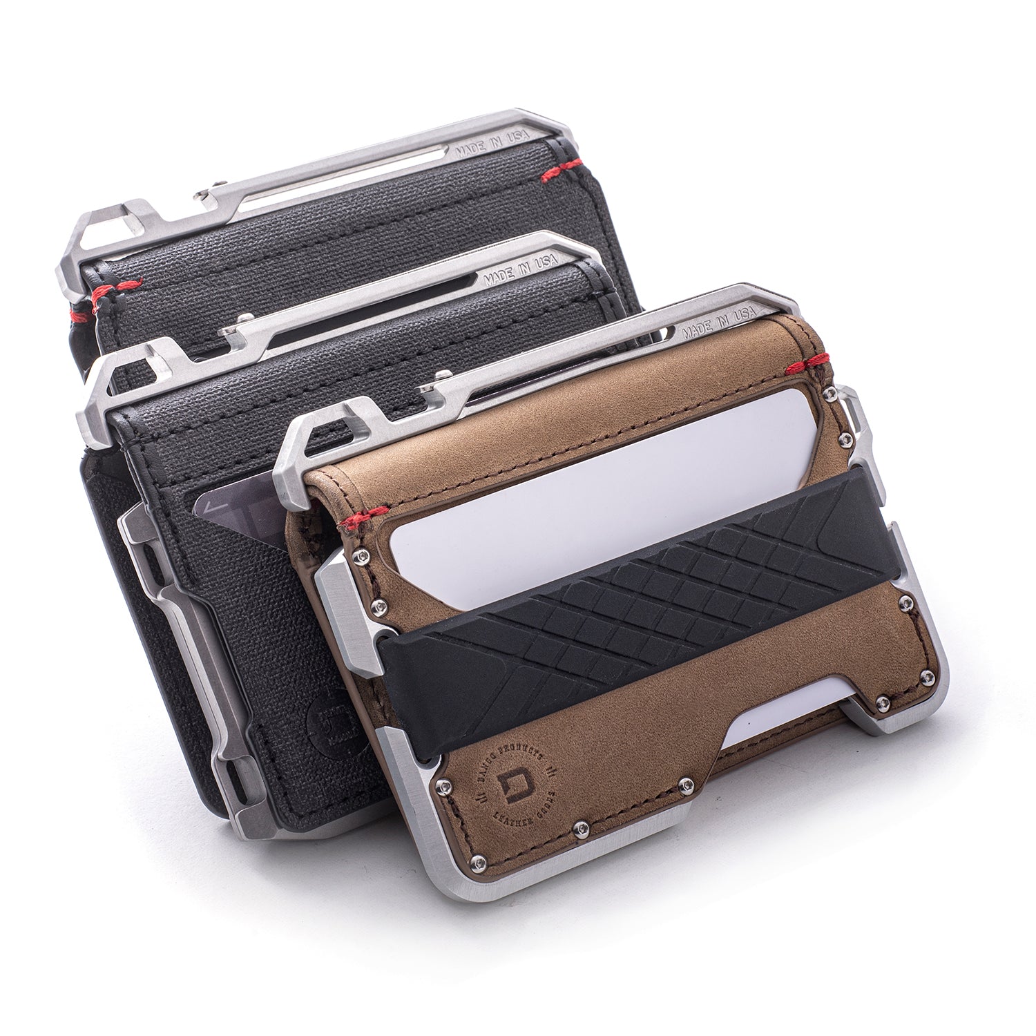 Dango Pocket Clip XL fermasoldi alluminio Satin Silver