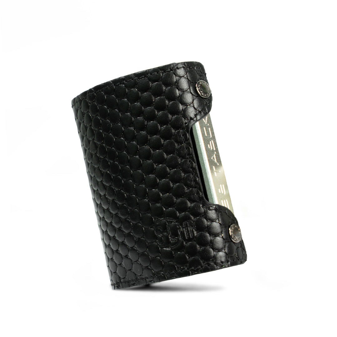 SLim Be Tasck Portafoglio Pelle Bolle Nero Frame Nero