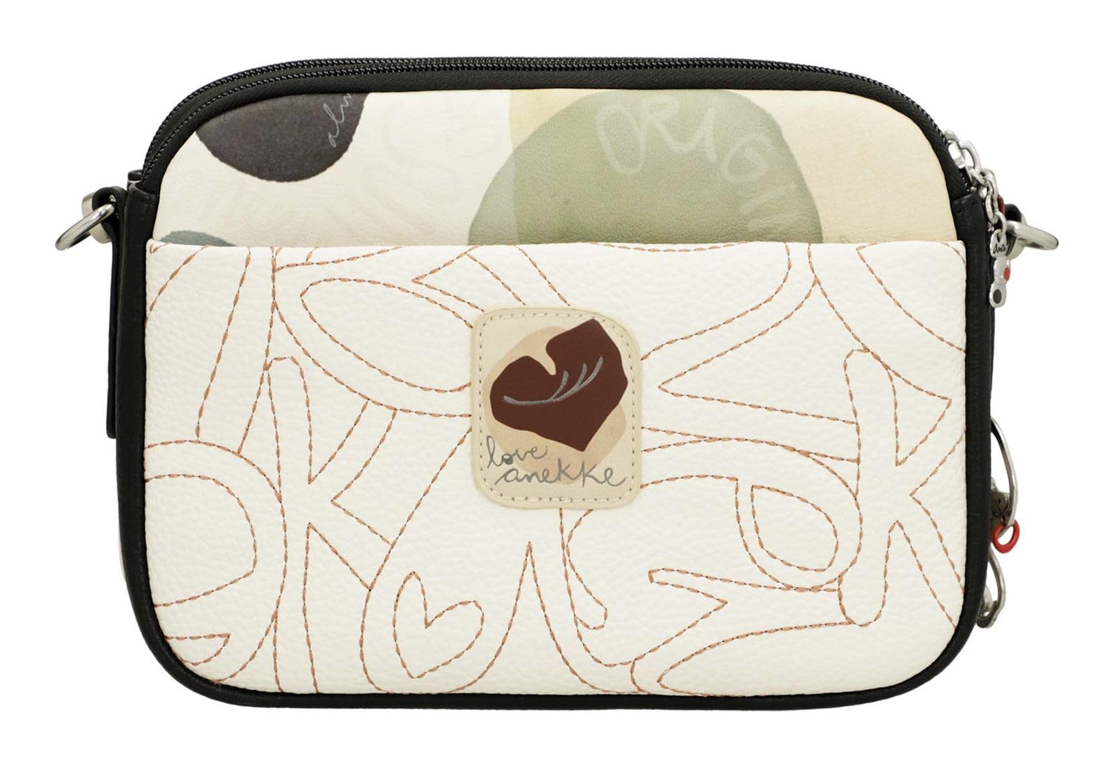 Anekke Lunares Alma borsa a tracolla multicolor con patta
