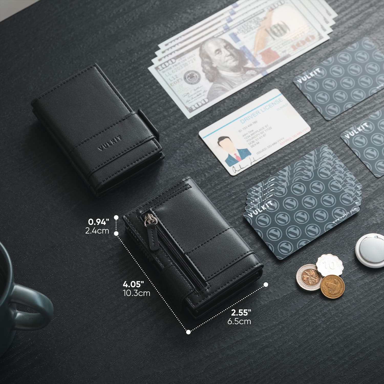 Vulkit Multifunctional Portafoglio VC317 Navy RFID