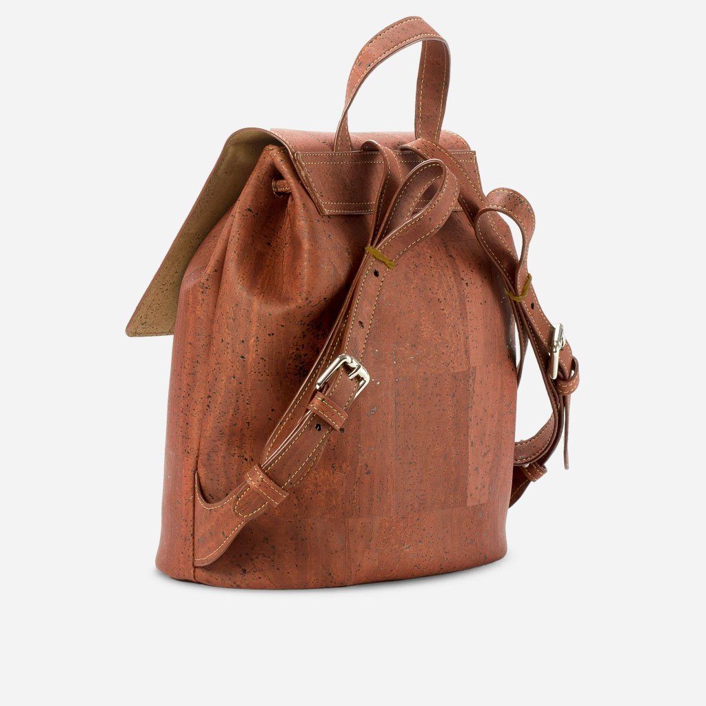 Corkor Bags zaino sughero rosso vegan tracolla