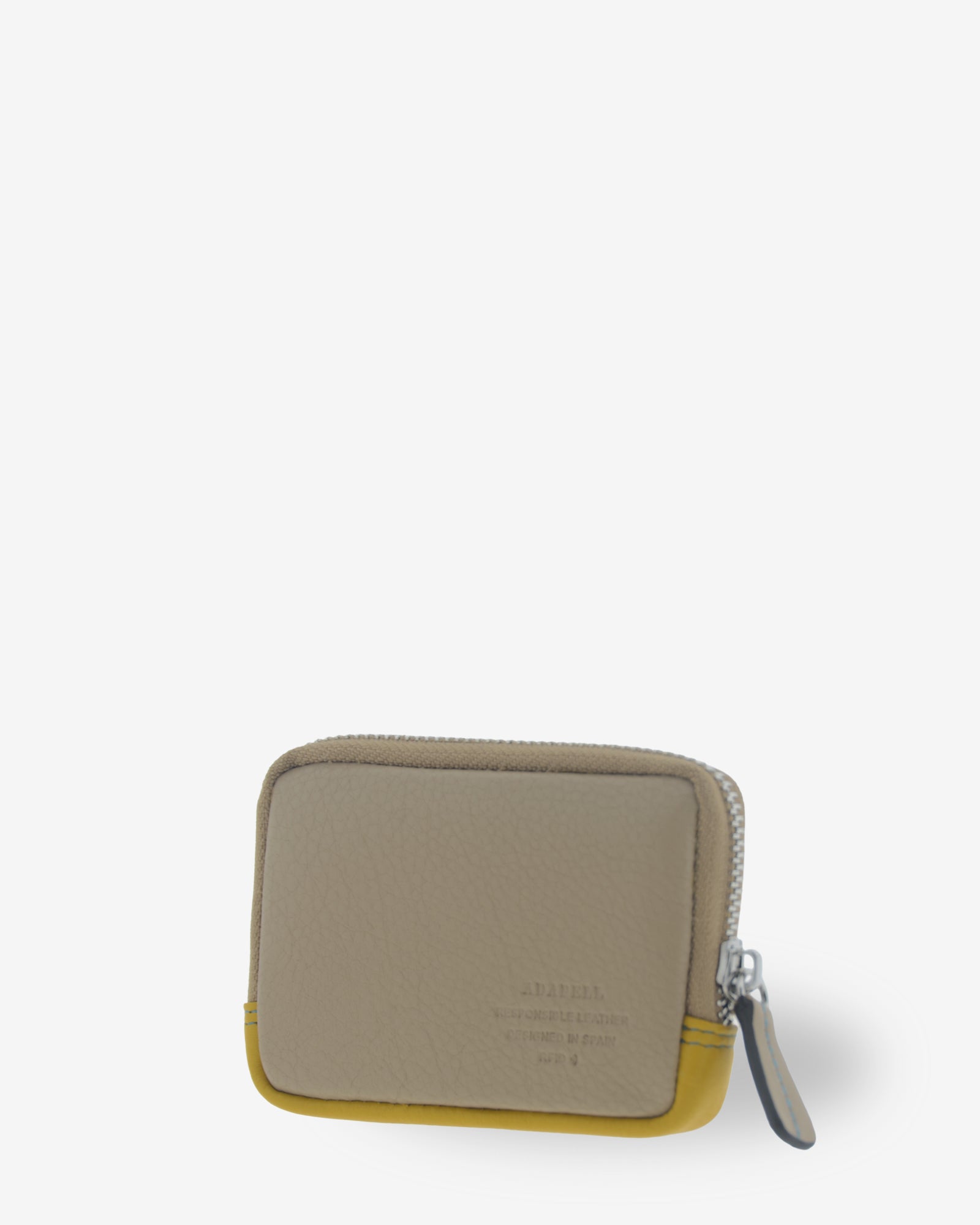 Adapell Atelier portamonete donna zip Caramel pelle RFID