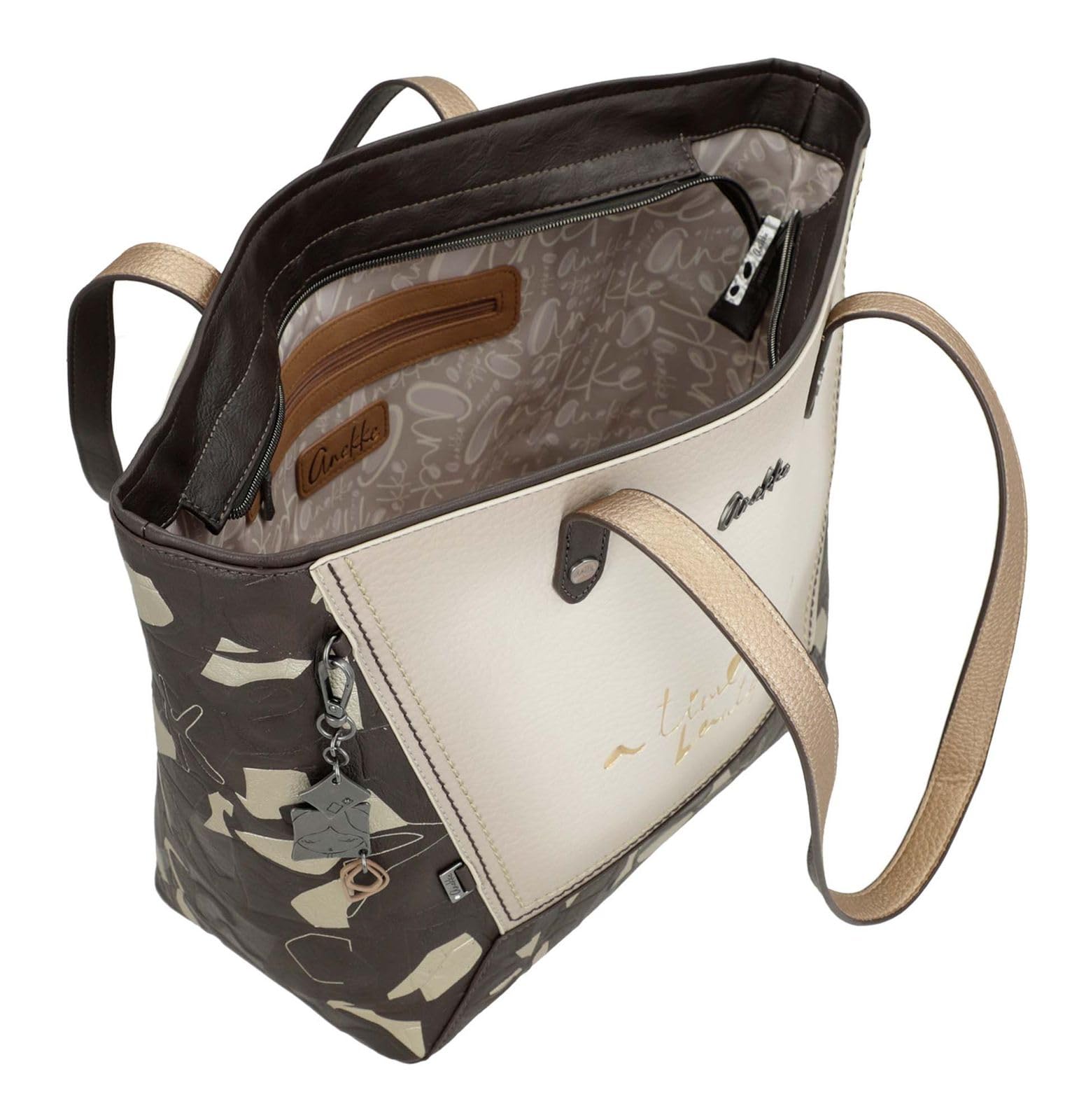 Anekke Bloom Tote stampa floreale shopper capiente
