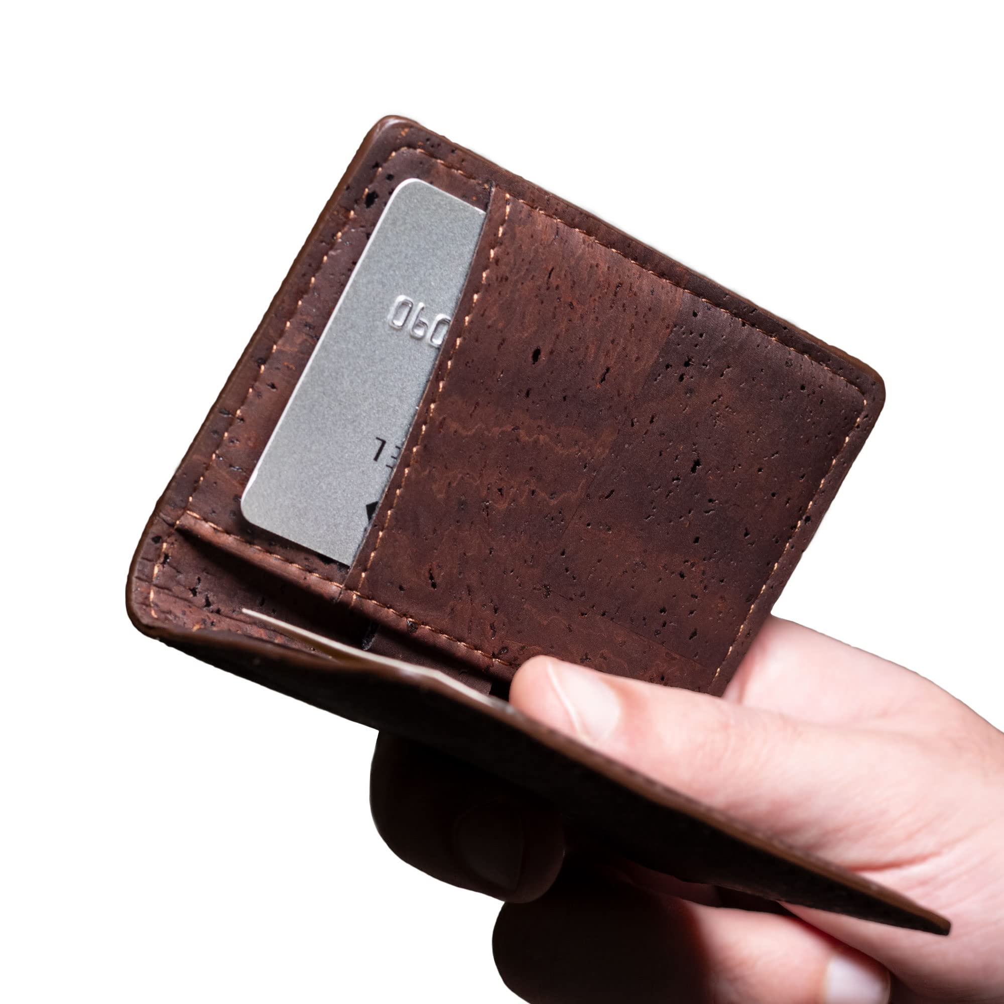 Corkor Wallets Portafoglio Sughero Marrone RFID