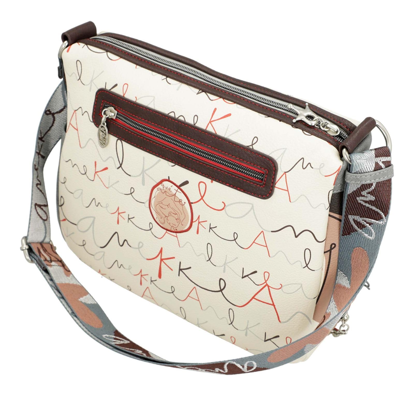 Anekke Mediterranean Borsa a Tracolla Ole con Zip