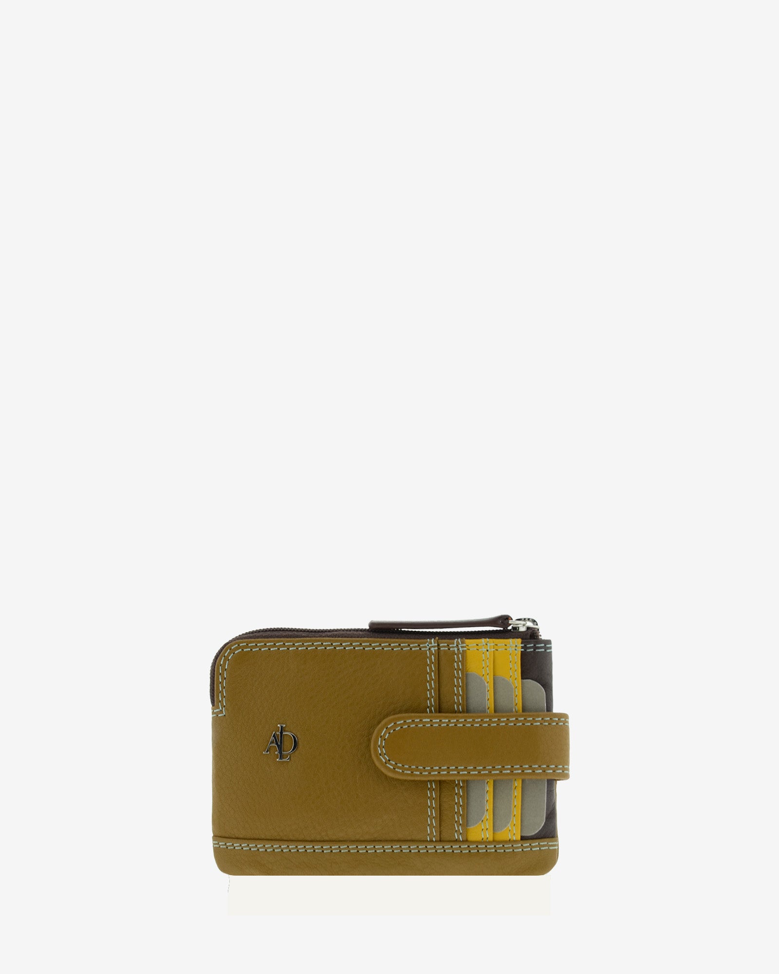 Adapell Affinità portamonete pelle bronzo doppia zip