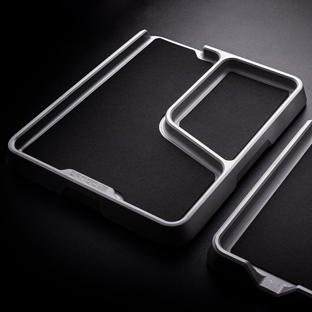 Dango Tray Bundle vassoio EDC nero con side tray e pads
