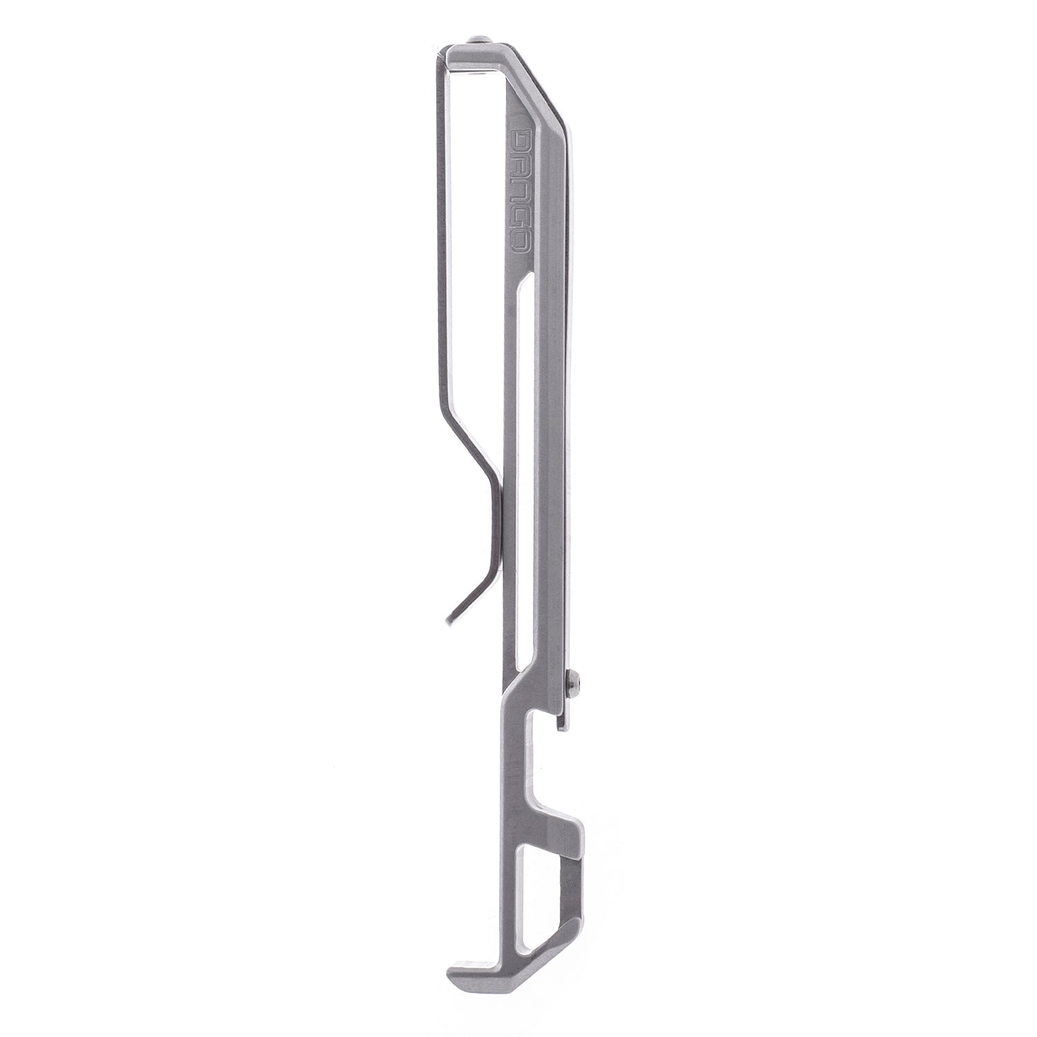 Dango Pocket Clip XL fermasoldi alluminio Satin Silver