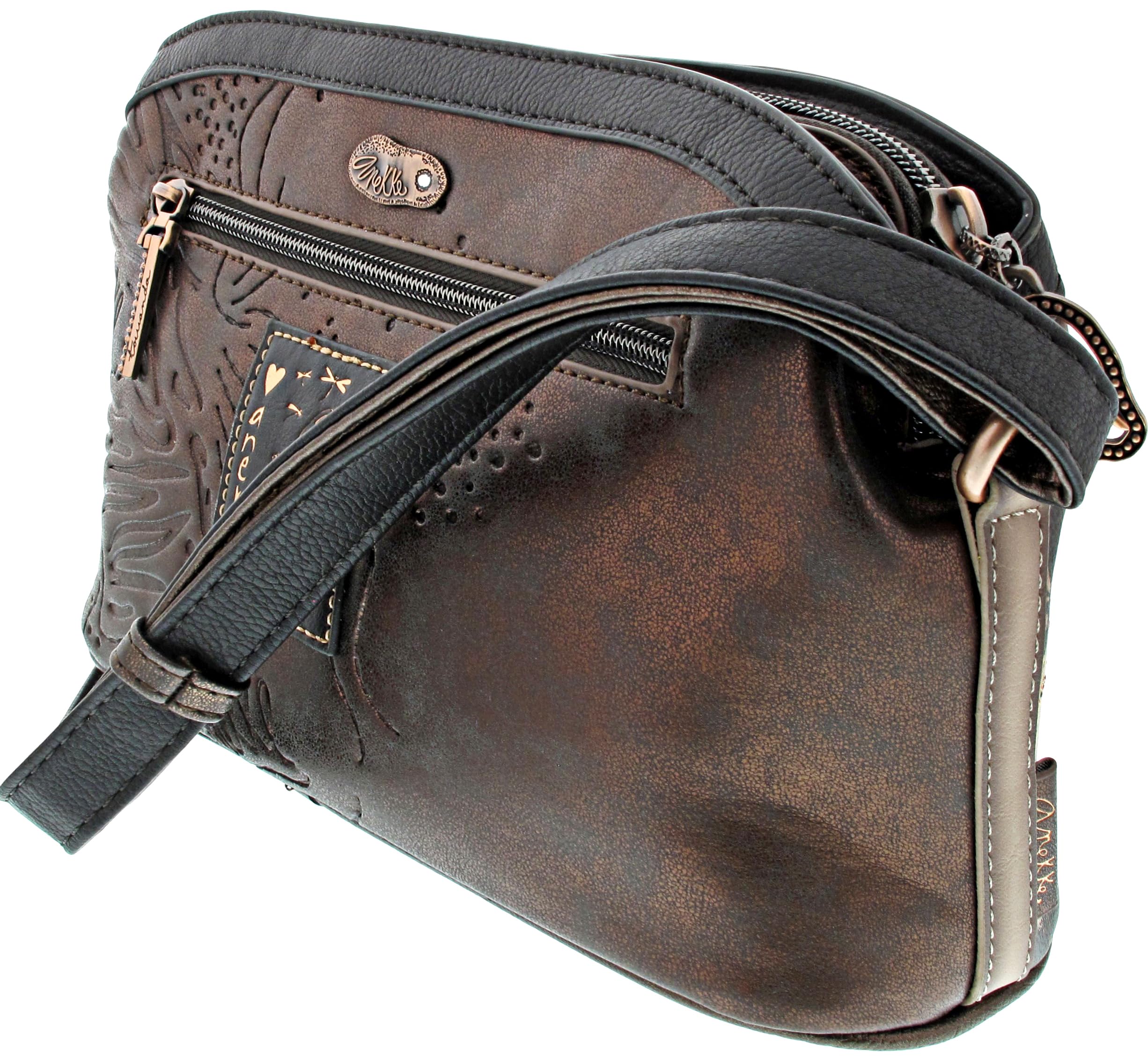 ANEKKE Auralis Wings borsa tracolla 3 scomparti 23x16x11 cm