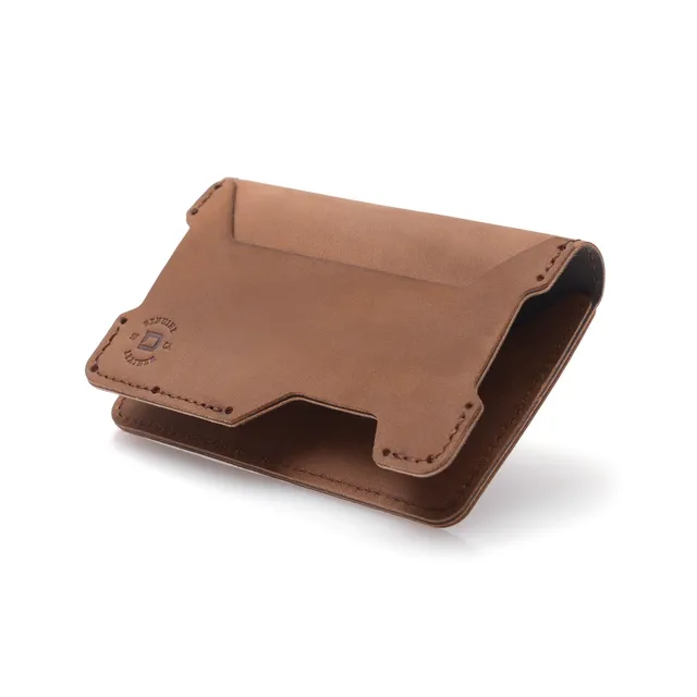 Dango Wallet Add-Ons 3 Pocket Bifold portafoglio Whiskey Brown