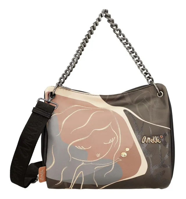 Anekke Real Heartbeat Borsa a Tracolla 26x20 cm Catena