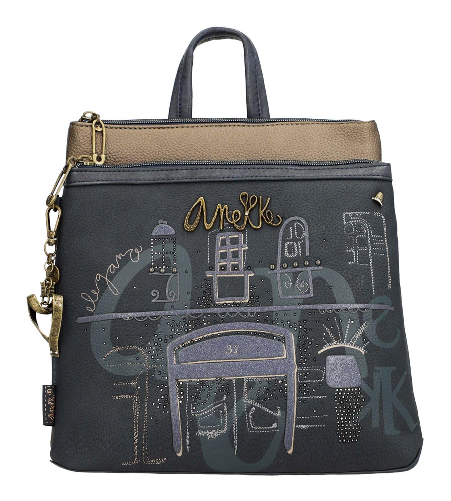 Anekke Boutique zaino medio zaino donna stampa elegante