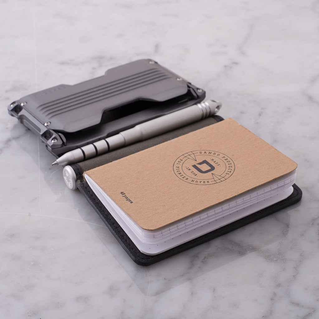 Dango A10 Adapt Bifold portafoglio alluminio RFID 10 carte