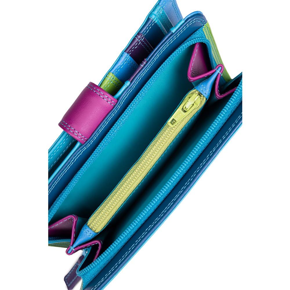 Mywalit Milano 229-177 portafoglio zip pelle Mare large