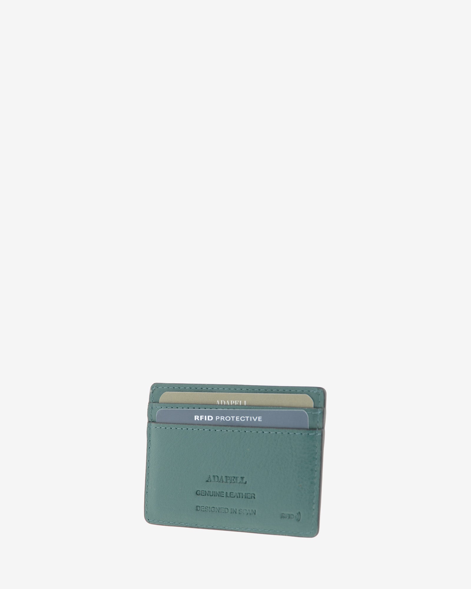 Adapell Brisa portacarte pelle ambra ebano RFID
