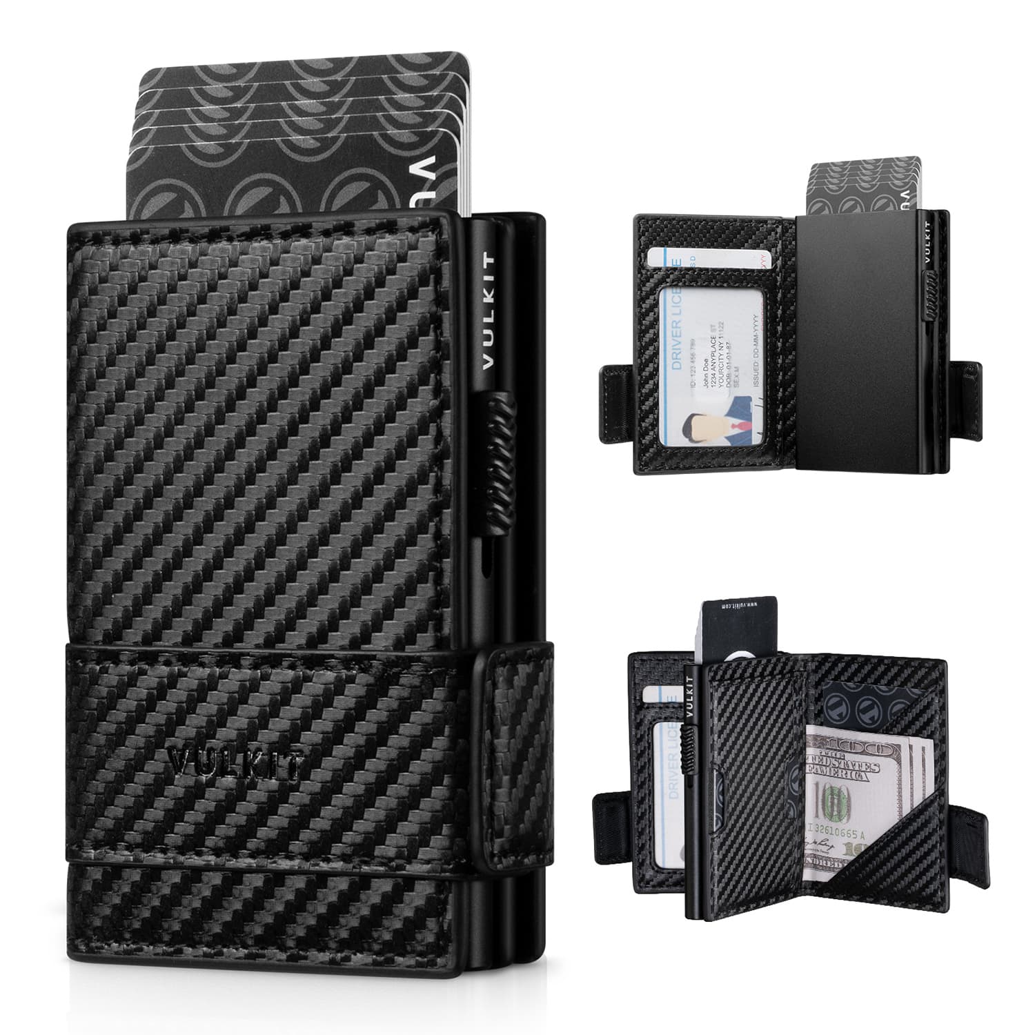 Vulkit Multifunctional Portafoglio VC317 Navy RFID