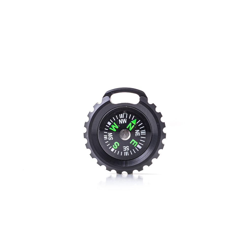 Dango Compass bussola tascabile Jet Black alluminio liquido