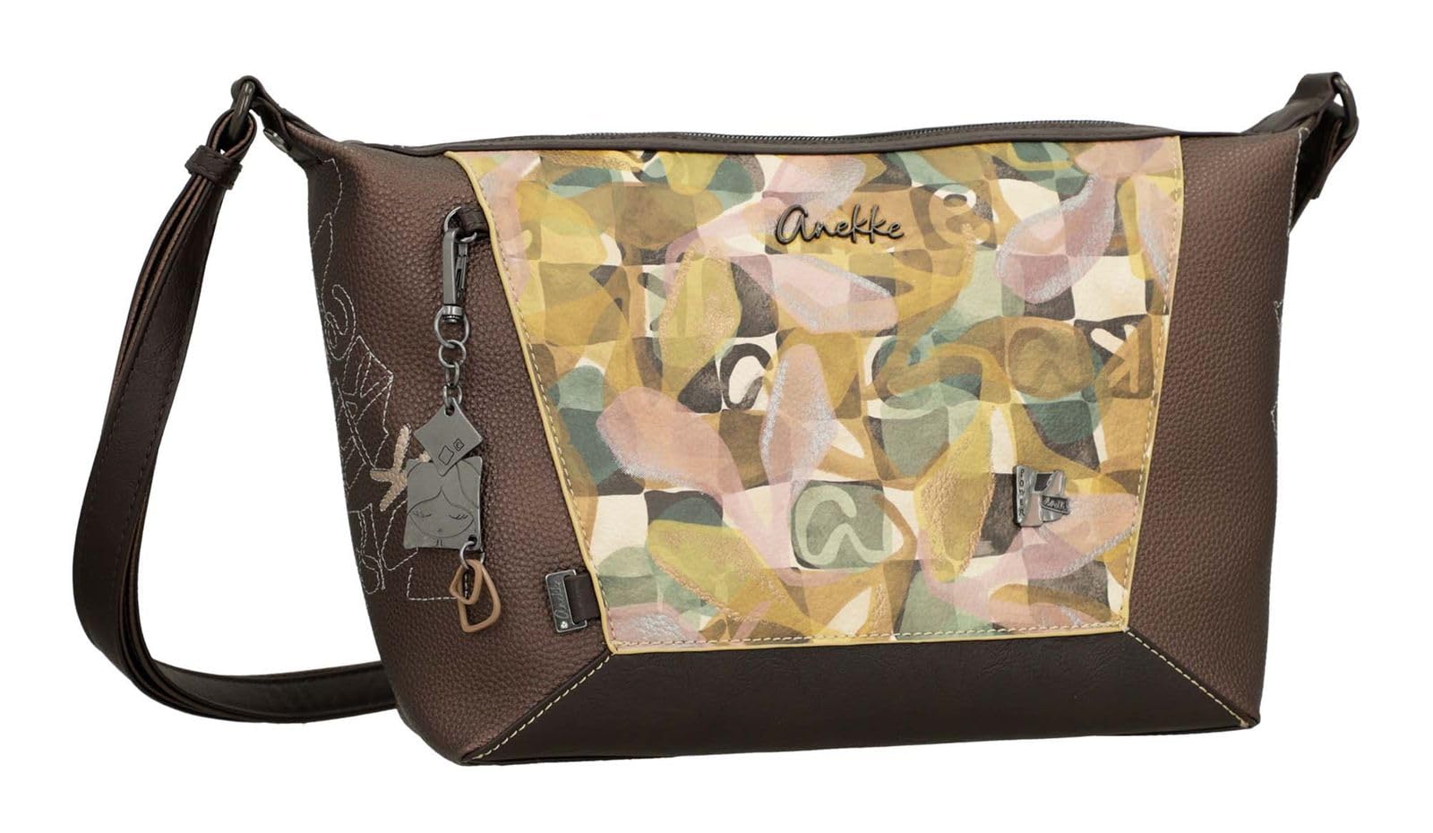 Anekke Bloom borsa a tracolla stampa floreale