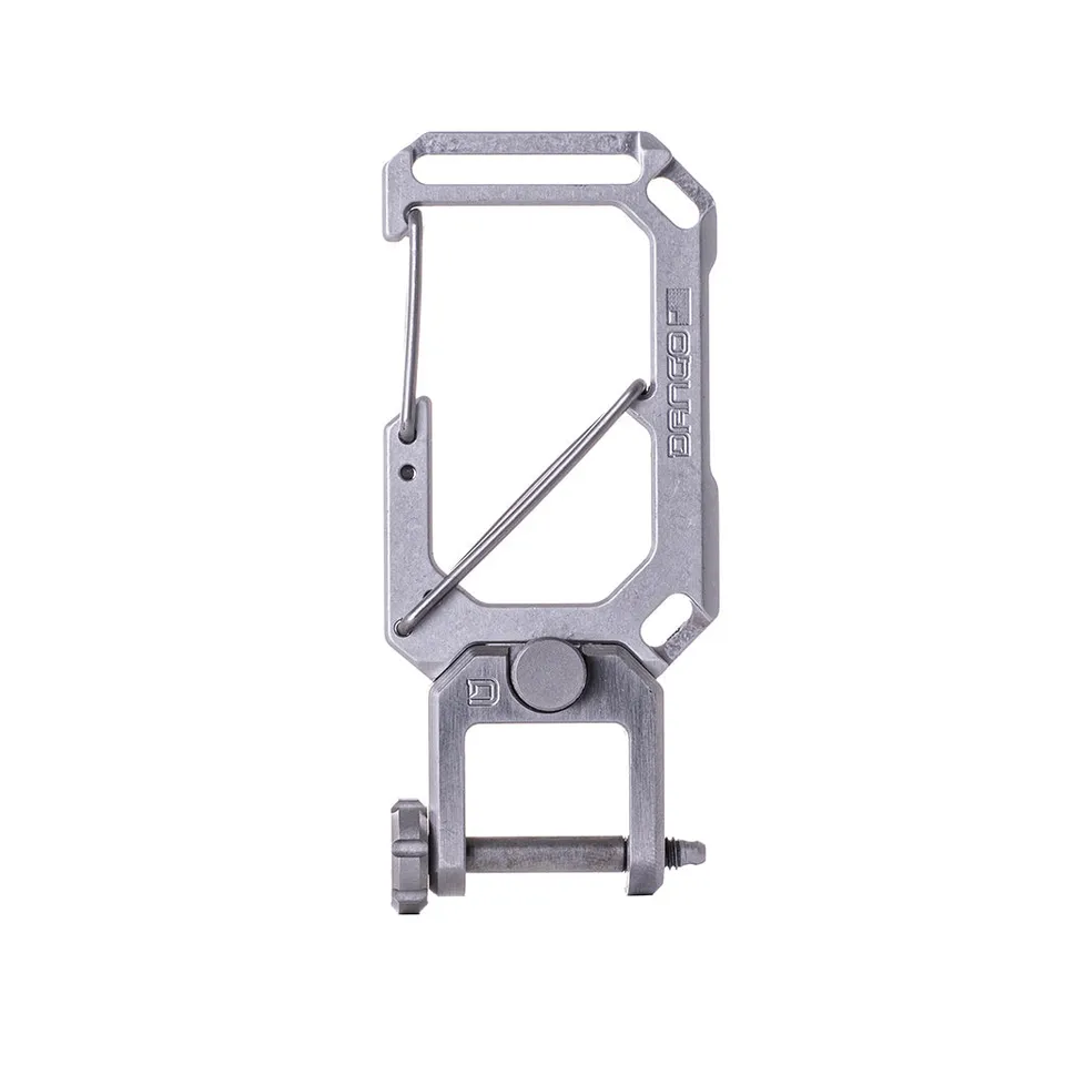 Dango Carabiner Moschettone Alluminio + Portachiavi 8 Chiavi