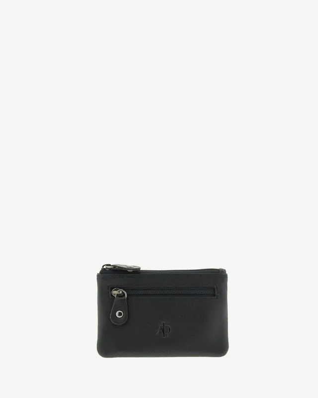Adapell Básicos 8010 portamonete pelle nero