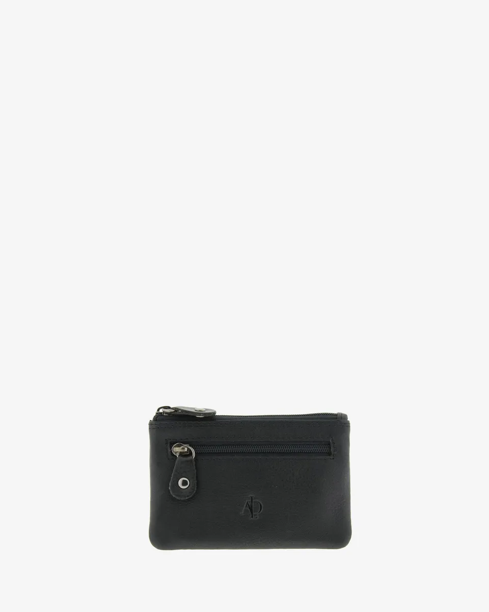 Adapell Básicos 8010 portamonete pelle nero