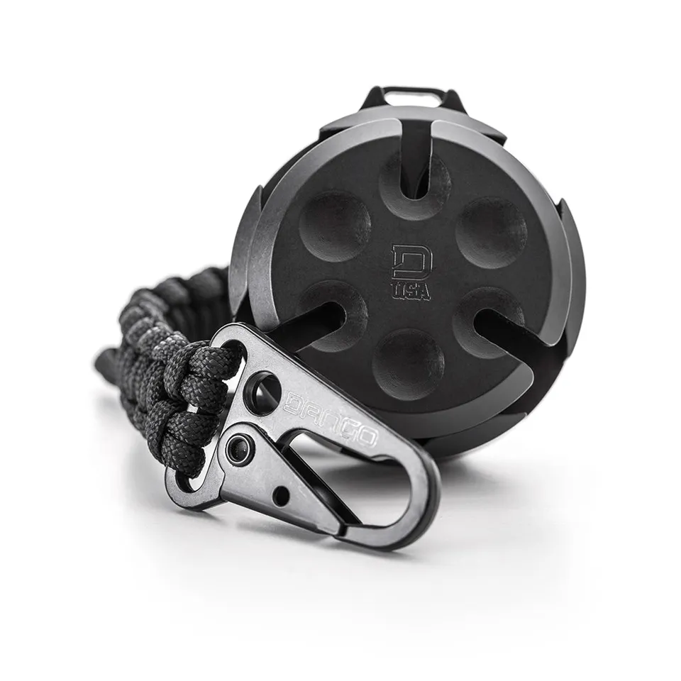 Dango Coin Capsule portamonete Jet Black alluminio + tether