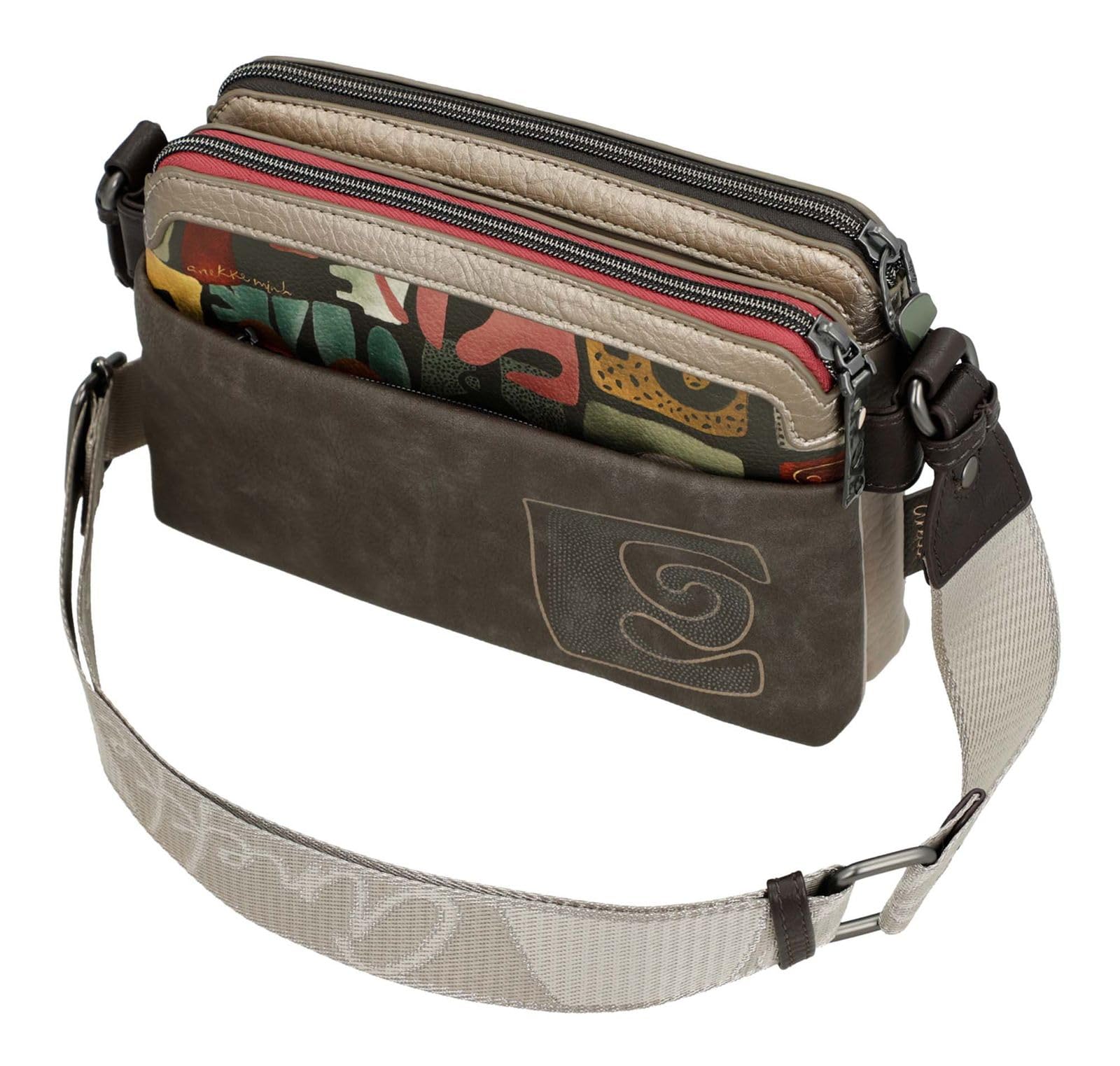 Anekke Muse Borsa Tracolla 3 Scomparti Donna Grecia