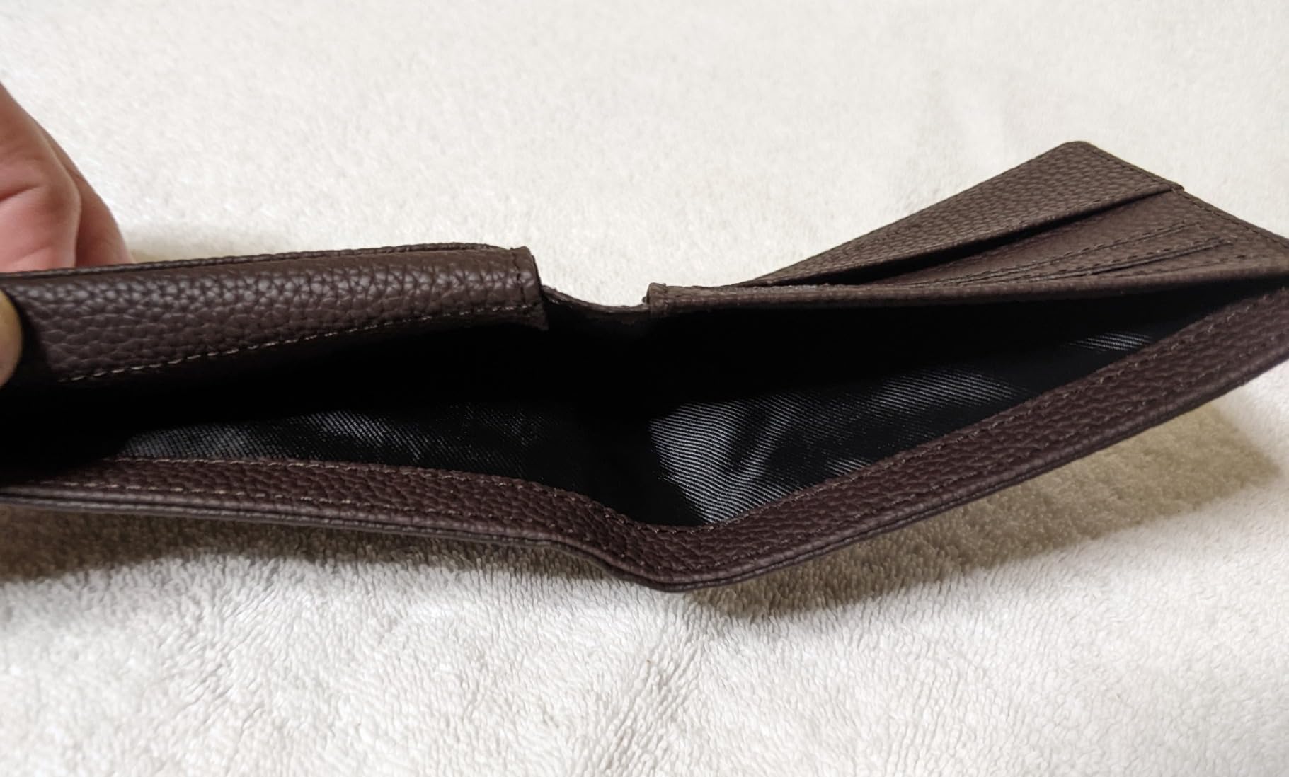 VULKIT VW119P portafoglio pelle nero bifold RFID