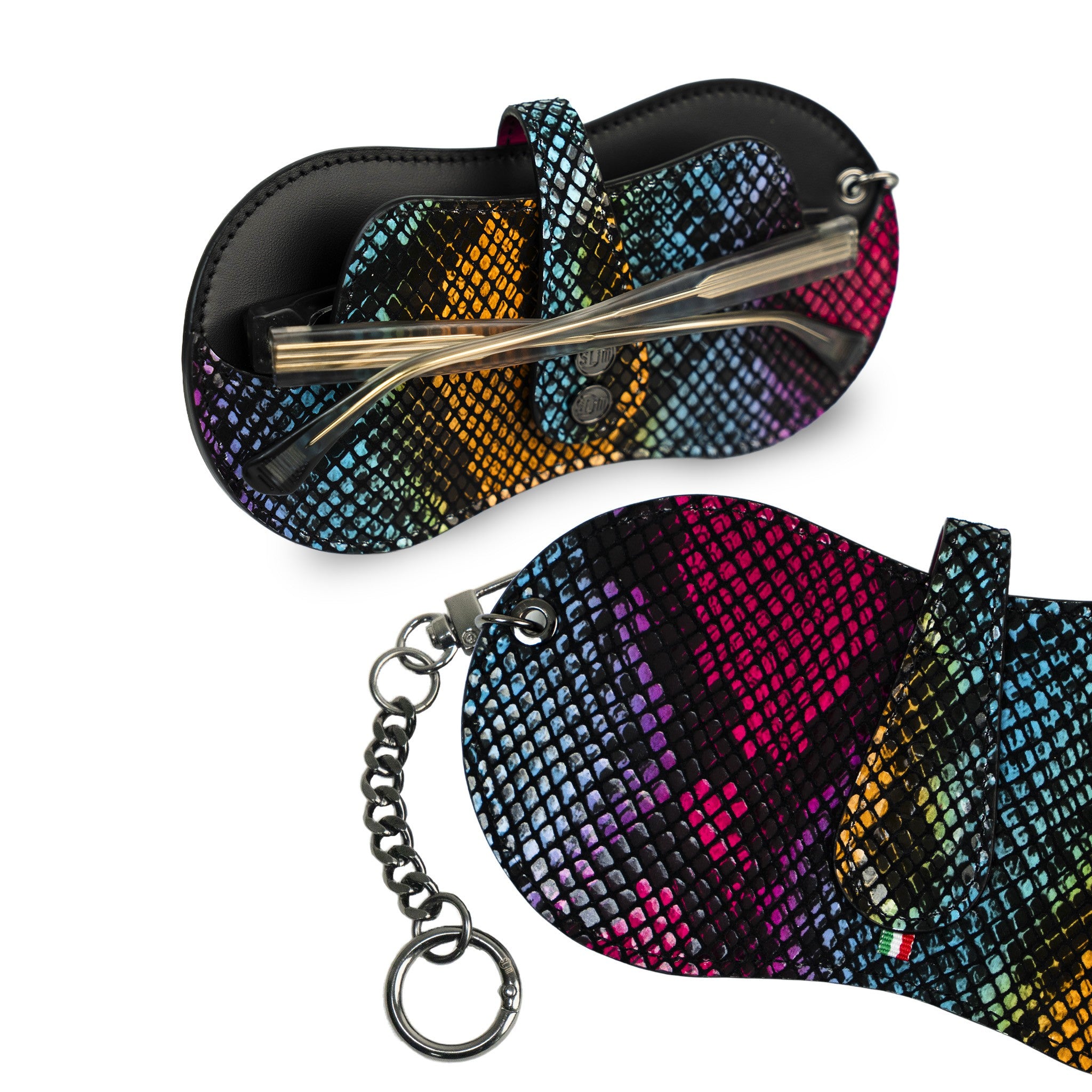 SLim Vision Portaocchiali Animalier Multicolor Pelle