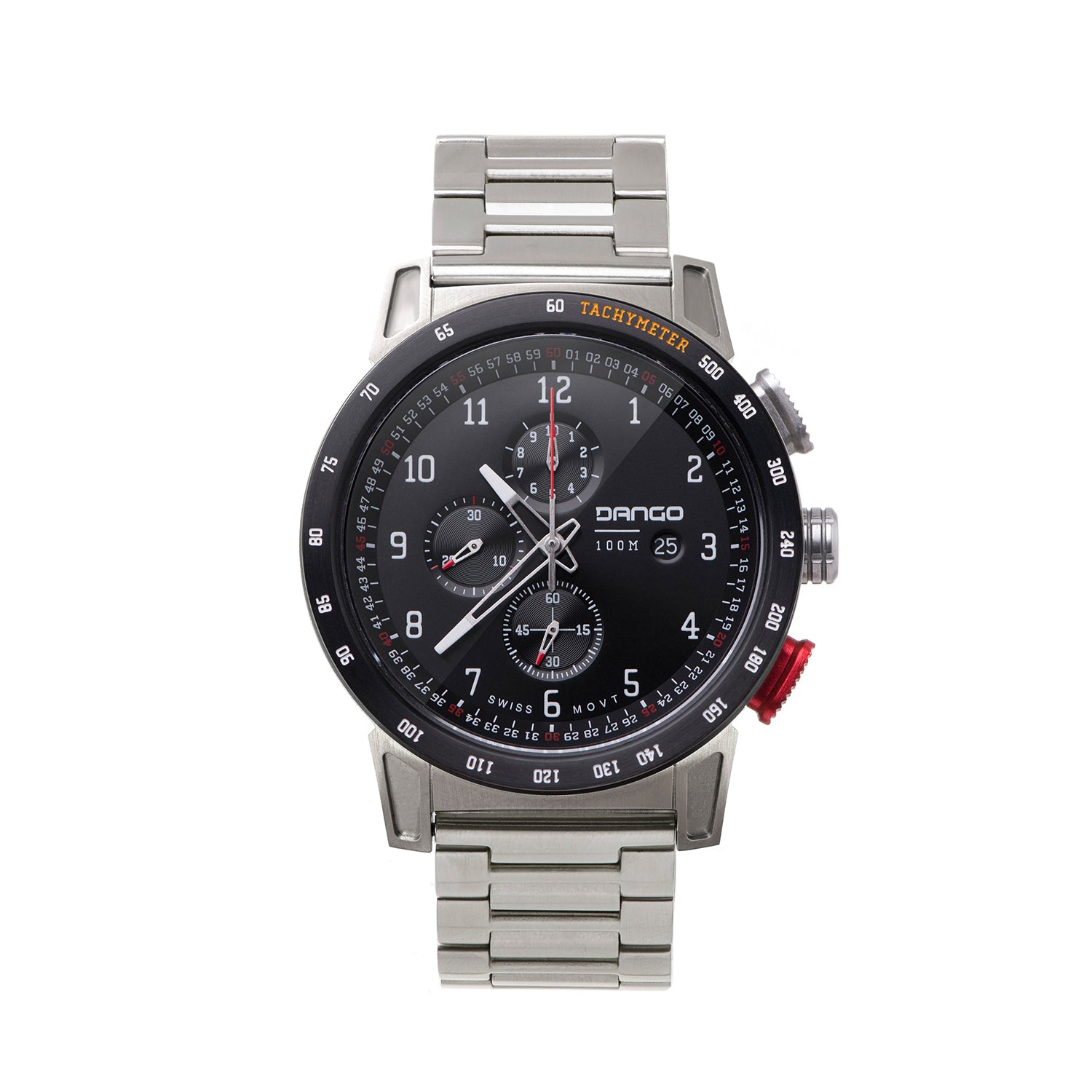 Dango CR-01 Chrono Orologio acciaio cronografo 45mm