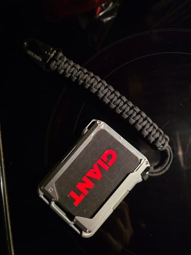 Dango Cords Tether cordino paracord Jet Black 550 cobra weave