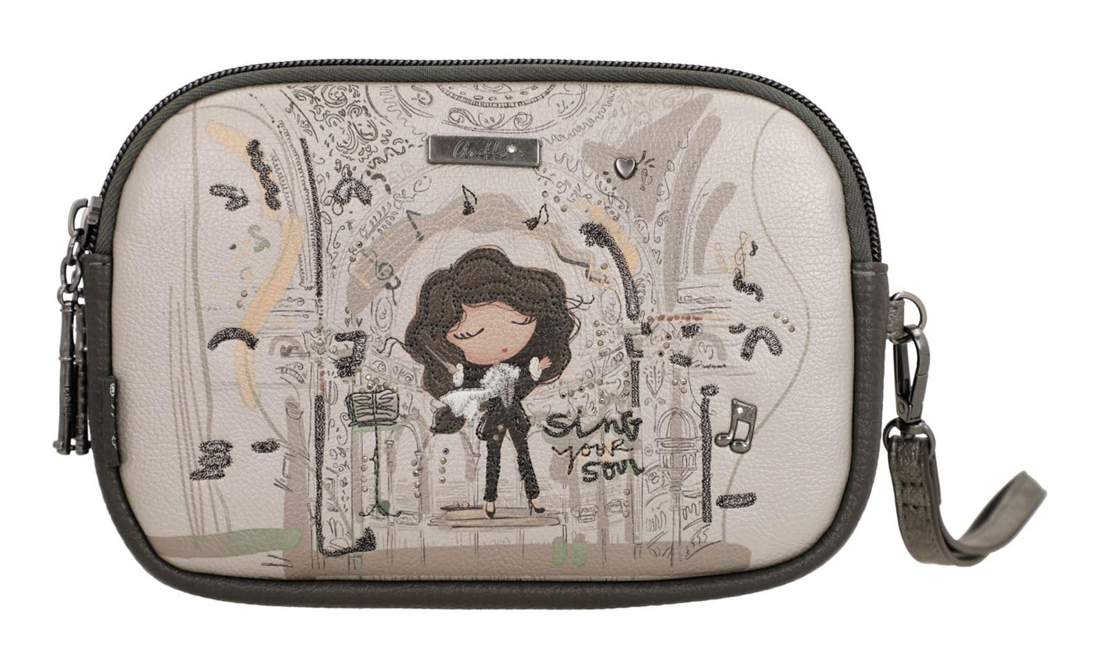 Anekke Orchestra Beauty Case Pochette Doppia Cerniera