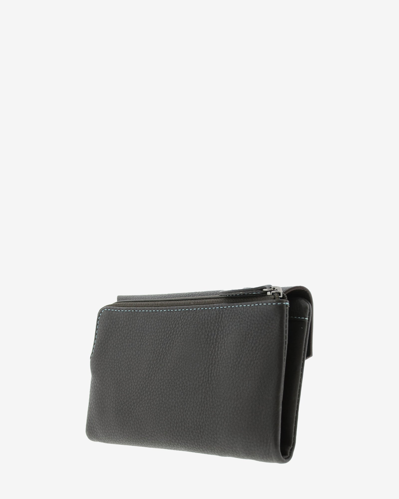 Adapell Annette 4157 portafoglio grande nero 12 carte pelle
