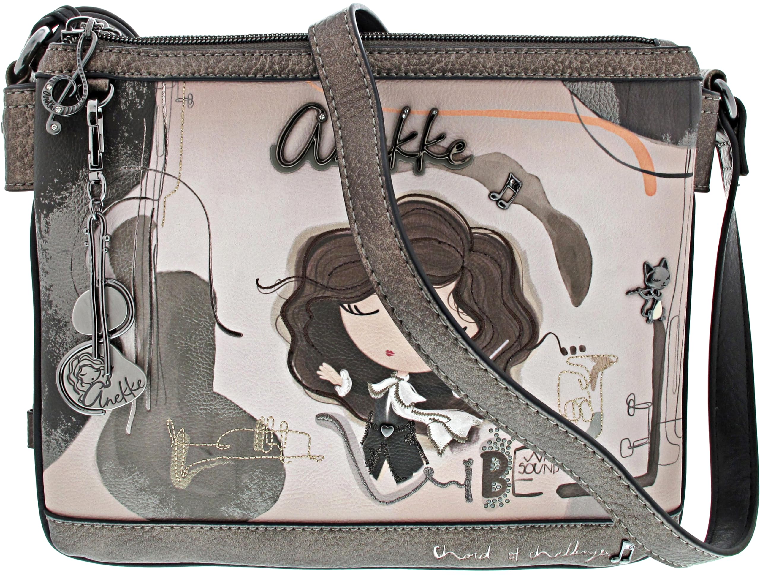 Anekke Orchestra Crossbody Borsa a Tracolla Multicolore
