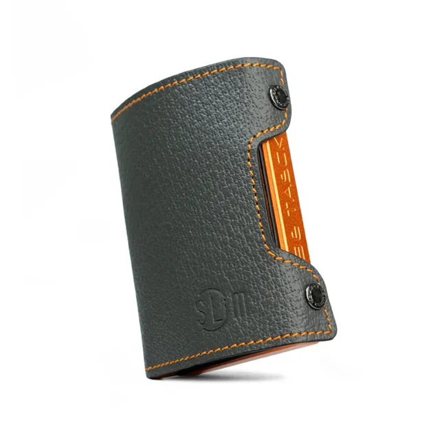 SLim Be Tasck Cinghialino Grigio Arancio portafoglio