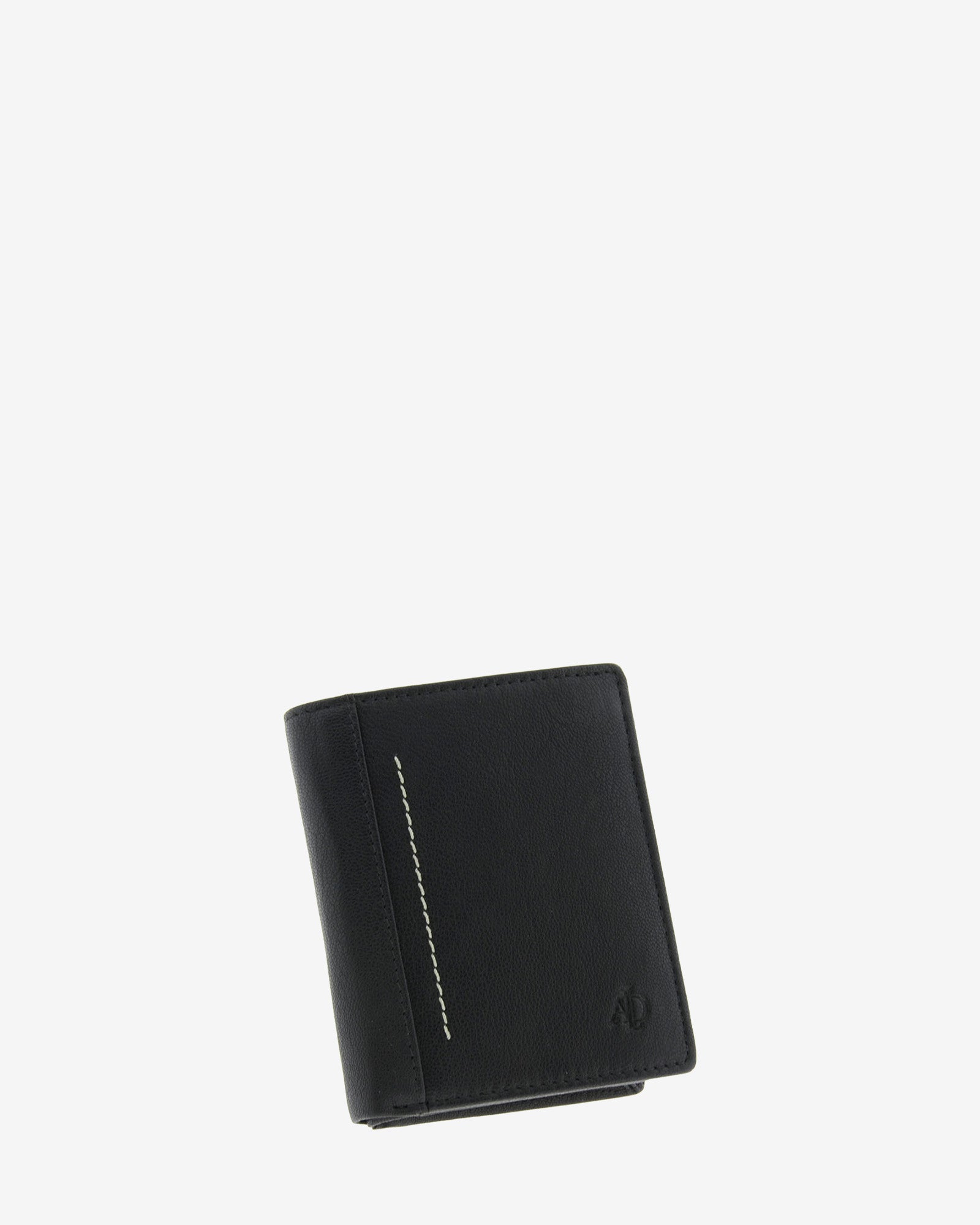 Adapell Maxwell 1656 portafoglio uomo verticale Nero RFID