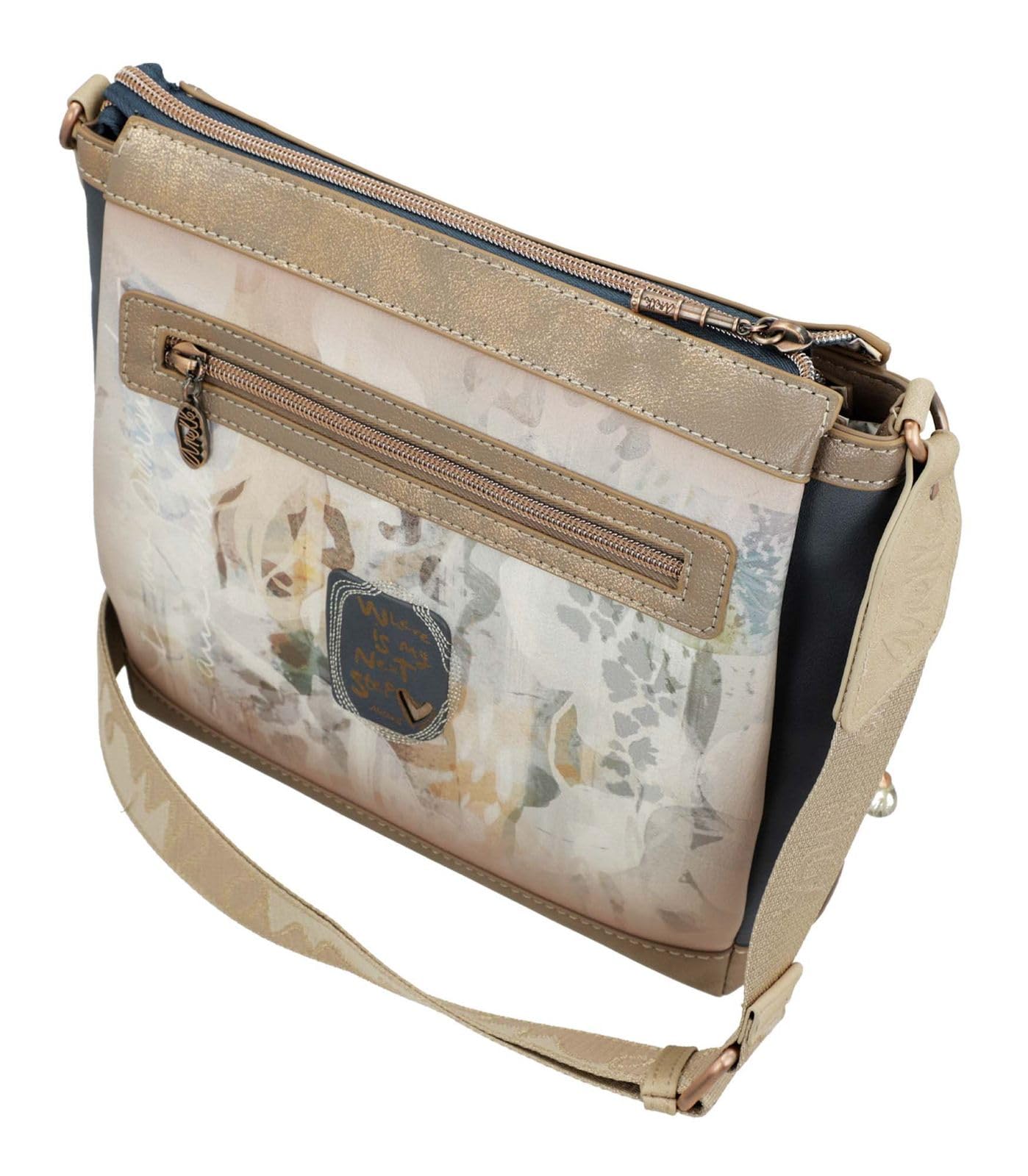 ANEKKE Memories borsa tracolla 3 scomparti 27x25x8