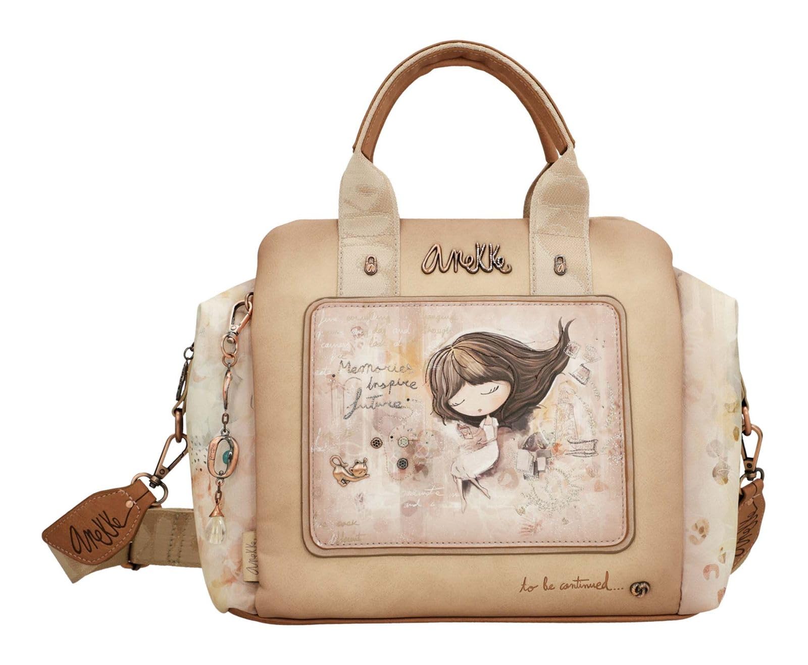 Anekke Memories Bowling borsa a mano tracolla stampa