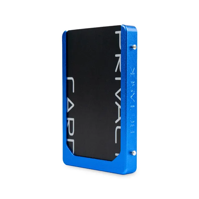 SLim Be Tasck Frame Alluminio Portafoglio Blu